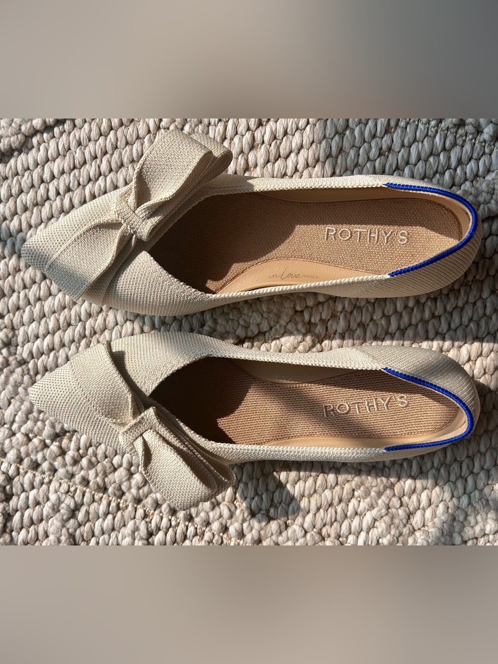 Women’s Rothy’s The Bow Point Flats (US 7.5) - Picture 2 of 5